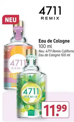 Rossmann 4711 Eau de Cologne Angebot