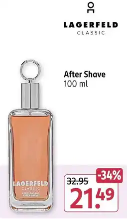 Rossmann LAGERFELD After Shave Angebot