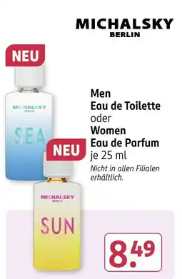 Rossmann Men Eau de Toilette oder Women Eau de Parfum Angebot