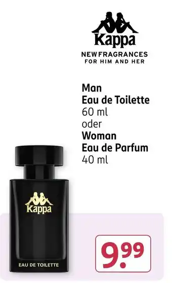 Rossmann Man Eau de Toilette oder Woman Eau de Parfum Angebot