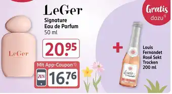 Rossmann LeGer Signature Eau de Parfum Angebot