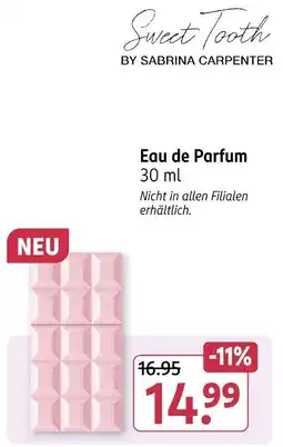 Rossmann Sweet Tooth BY SABRINA CARPENTER Eau de Parfum Angebot