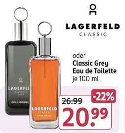 Rossmann LAGERFELD CLASSIC oder Classic Grey Eau de Toilette Angebot