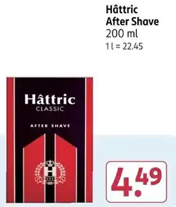 Rossmann Hâttric After Shave Angebot