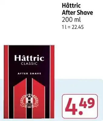 Rossmann Hâttric After Shave Angebot