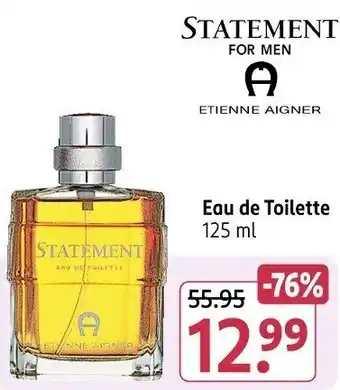 Rossmann STATEMENT FOR MEN Eau de Toilette Angebot