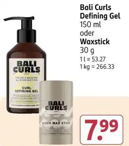 Rossmann Bali Curls Defining Gel oder Waxstick Angebot
