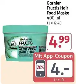 Rossmann Garnier Fructis Hair Food Maske Angebot