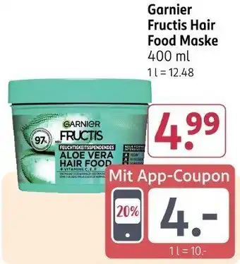 Rossmann Garnier Fructis Hair Food Maske Angebot