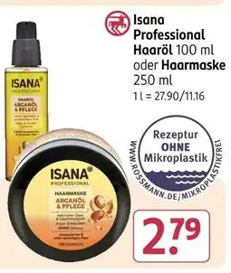Rossmann Isana Professional Haaröl oder Haarmaske Angebot