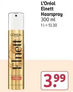 Rossmann L'Oréal Elnett Haarspray Angebot