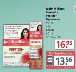 Rossmann Judith Williams Cosmetics Peptide+ Tagescreme oder Serum Angebot