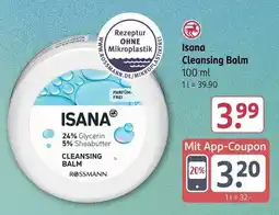Rossmann Isana Cleansing Balm Angebot