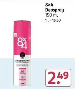 Rossmann 8×4 Deospray Angebot