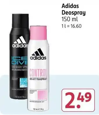 Rossmann Adidas Deospray Angebot