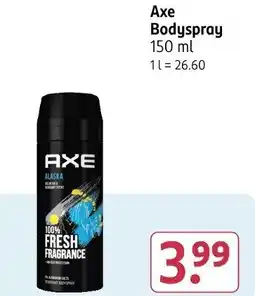 Rossmann Axe Bodyspray Angebot