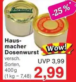 Jawoll Haus- macher Dosenwurst Angebot