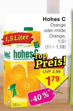 Jawoll Hohes C Angebot