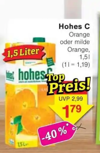Jawoll Hohes C Angebot