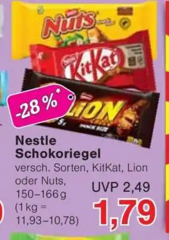 Jawoll Nestle Schokoriegel Angebot