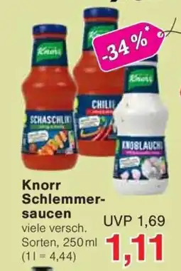Jawoll Knorr Schlemmer- saucen Angebot