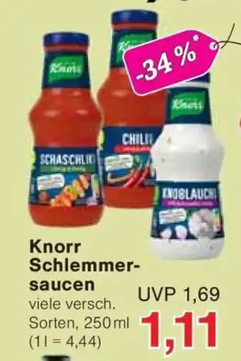 Jawoll Knorr Schlemmer- saucen Angebot