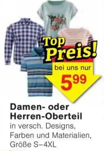 Jawoll Damen- oder Herren-Oberteil Angebot