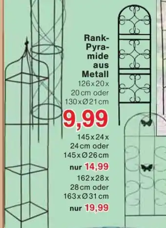 Jawoll Rank- Pyra- mide aus Metall Angebot