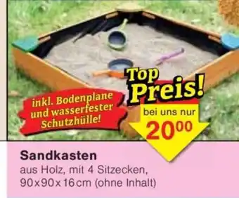 Jawoll Sandkasten Angebot