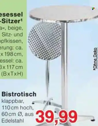 Jawoll Bistrotisch Angebot