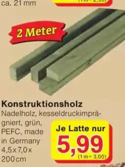 Jawoll Konstruktionsholz Angebot
