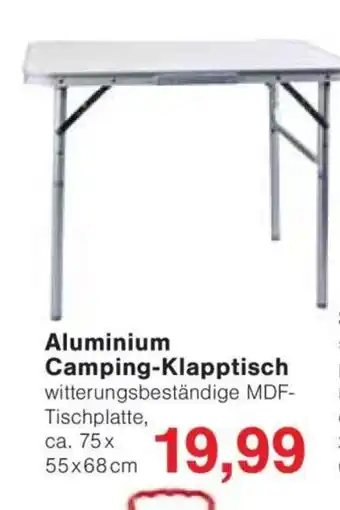 Jawoll Aluminium Camping-Klapptisch Angebot