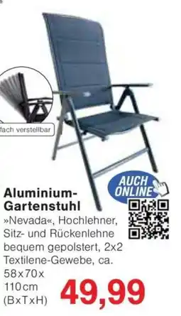 Jawoll Aluminium- Gartenstuhl Angebot