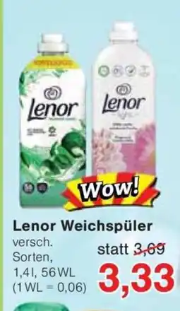 Jawoll Lenor Weichspüler Angebot