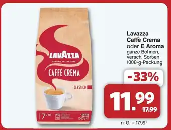 Famila Nord West Lavazza Caffè Crema oder E Aroma Angebot