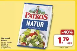 Famila Nord West Hochland Patros Angebot