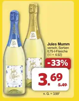 Famila Nord West Jules Mumm Angebot