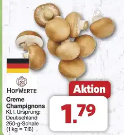Famila Nord West HOFWERTE Creme Champignons Angebot