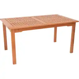 Netto Marken-Discount Merxx Gartentisch Lima aus Eukalyptusholz, 147 x 90 cm Angebot