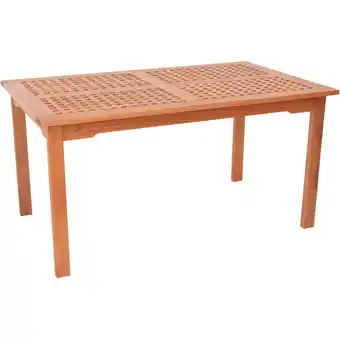 Netto Marken-Discount Merxx Gartentisch Lima aus Eukalyptusholz, 147 x 90 cm Angebot