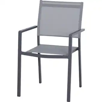 toom Baumarkt Siena Garden Stapelsessel 'Leeds' anthrazit/matt 48 x 88 x 54 cm Angebot