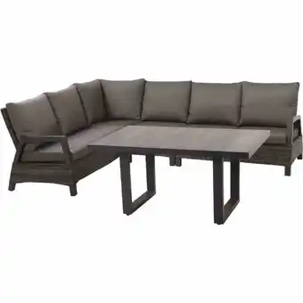 toom Baumarkt Siena Garden Loungemöbel-Set 'Taranto' anthrazit 5-teilig Angebot