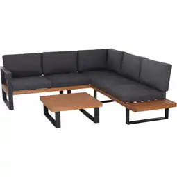 toom Baumarkt Loungemöbel-Set 'Modena' 236/215 cm anthrazit 3-teilig Angebot