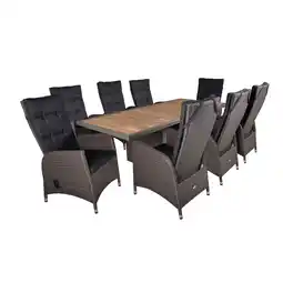 toom Baumarkt Garden Pleasure Gartenmöbel-Set 'Braga' grau 7-teilig Angebot