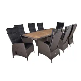 toom Baumarkt Garden Pleasure Gartenmöbel-Set 'Braga' grau 7-teilig Angebot