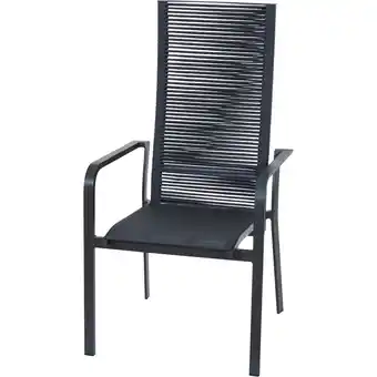 toom Baumarkt Siena Garden Sessel 'Carlton' anthrazit/matt 52 x 113 x 63 cm Angebot