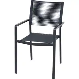 toom Baumarkt Siena Garden Stapelsessel 'Leeds' anthrazit/matt 48 x 88 x 58 cm Angebot