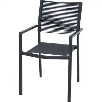 toom Baumarkt Siena Garden Stapelsessel 'Leeds' anthrazit/matt 48 x 88 x 58 cm Angebot