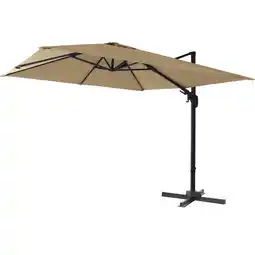 toom Baumarkt Siena Garden Ampelschirm 'Fagus N+' taupe Ø 300 cm Angebot