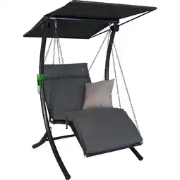 toom Baumarkt Angerer Freizeitmöbel Hollywoodschaukel 'Swing Smart' stone 1-Sitzer Angebot